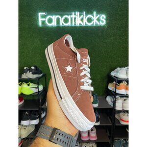 Converse One Star Pro OX Mens Size 10.5 Shoes Brown‎ White Sneakers Low A02945C